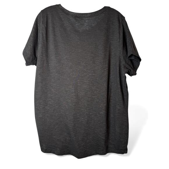 Nike Dri-Fit "The Nike Tee" Gray & Pink Swoosh Size 1X - Picture 3 of 7